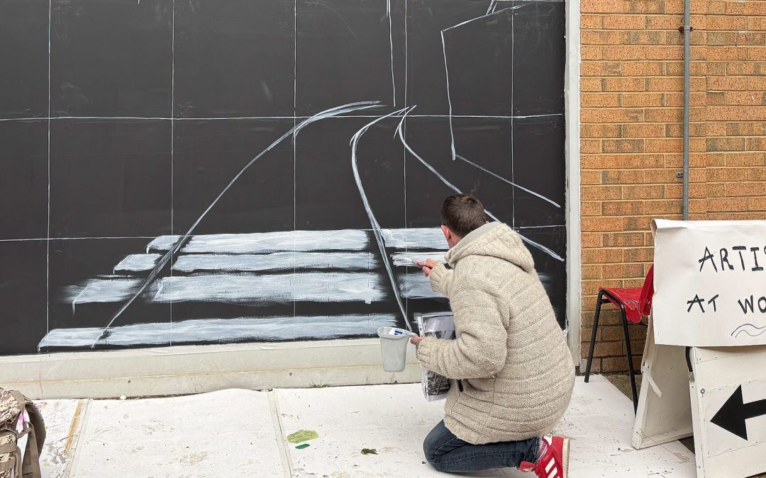 New Outdoor Wall Art at the Rooftop