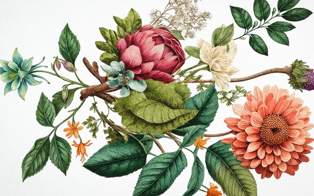 Botanical Drawing with Coloured Pencils